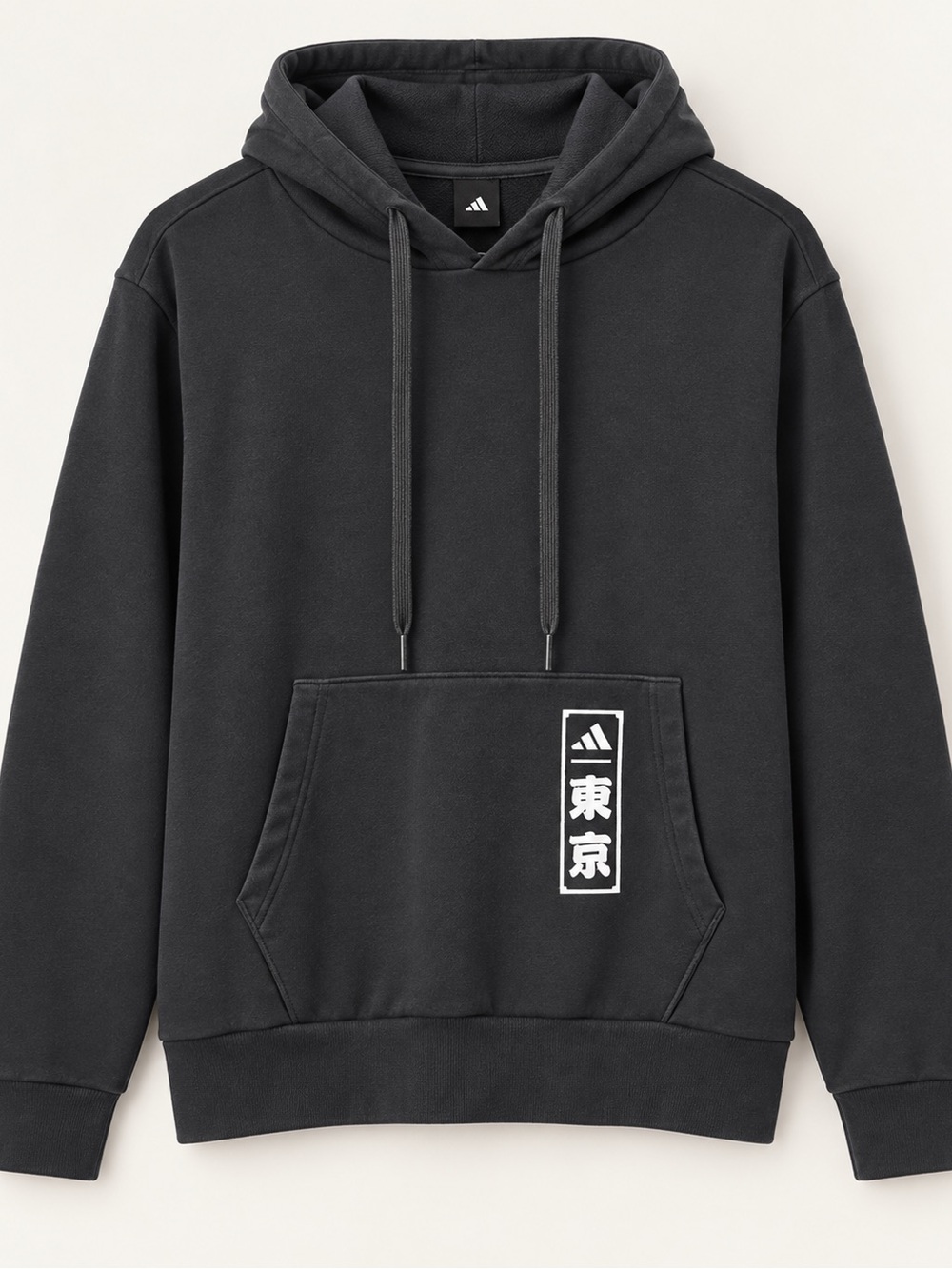 adidas Black Tokyo Graphic Pullover Hoodie